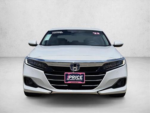 Platinum White Pearl 2022 Honda Accord Hybrid Touring