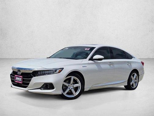 Platinum White Pearl 2022 Honda Accord Hybrid Touring