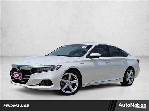 Platinum White Pearl 2022 Honda Accord Hybrid Touring