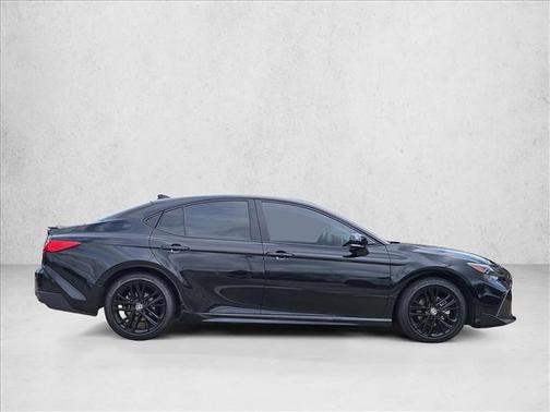 Midnight Black Metal 2025 Toyota Camry SE