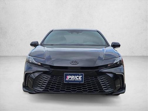 Midnight Black Metal 2025 Toyota Camry SE