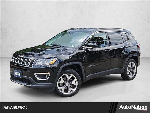 Diamond Black Crystal Pearlcoat 2021 Jeep Compass Limited