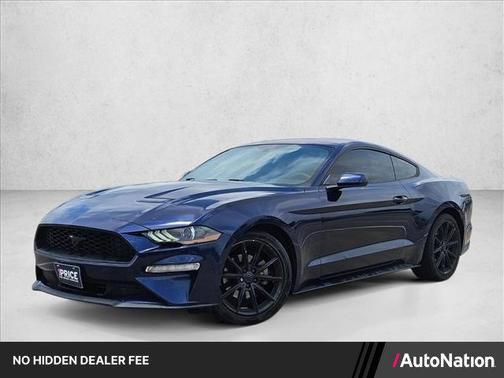 Kona Blue Metallic 2018 Ford Mustang EcoBoost