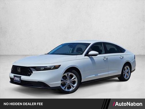 Platinum White Pearl 2023 Honda Accord LX 1.5T