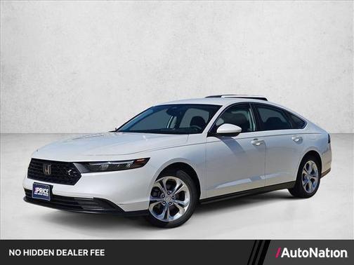 Platinum White Pearl 2023 Honda Accord LX 1.5T