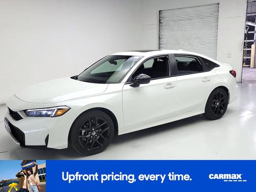 White 2026 Honda Civic Hybrid Sport