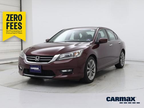 Burgundy 2015 Honda Accord Sport