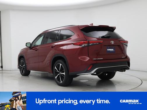 Red 2021 Toyota Highlander XSE