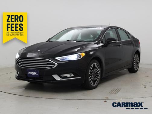 Black 2017 Ford Fusion Titanium