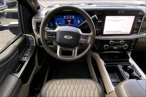 Agate Black Metallic 2025 Ford F-350 Platinum