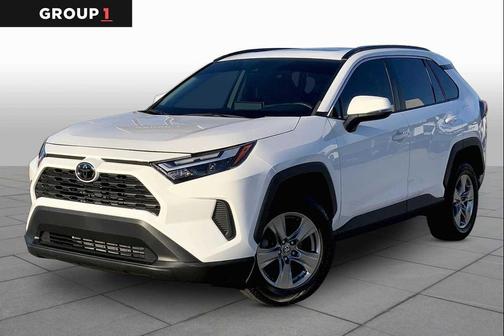 White 2022 Toyota RAV4 XLE