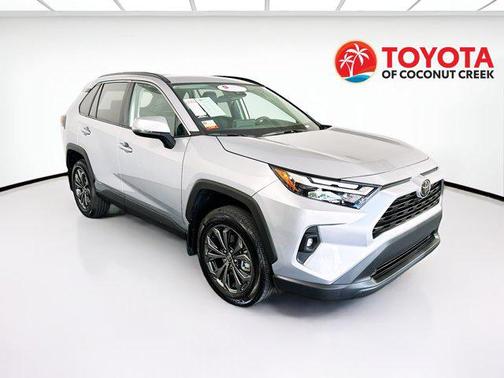 Silver Sky 2025 Toyota RAV4 Hybrid XLE Premium