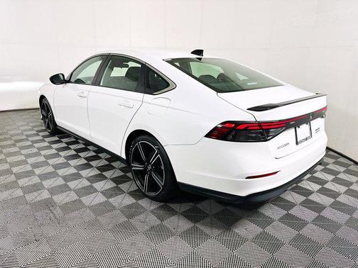 White 2023 Honda Accord Hybrid Sport