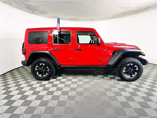 Firecracker Red Clearcoat 2025 Jeep Wrangler 4xe Rubicon