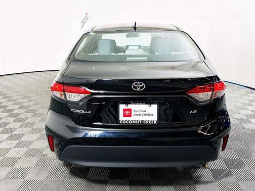 Midnight Black Metallic 2025 Toyota Corolla LE
