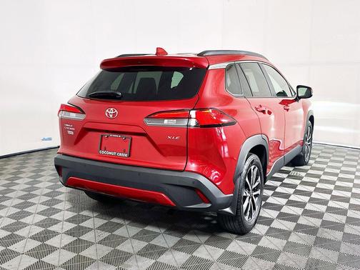 Barcelona Red Metallic 2024 Toyota Corolla Cross XLE