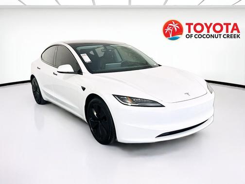 White 2024 Tesla Model 3 Long Range