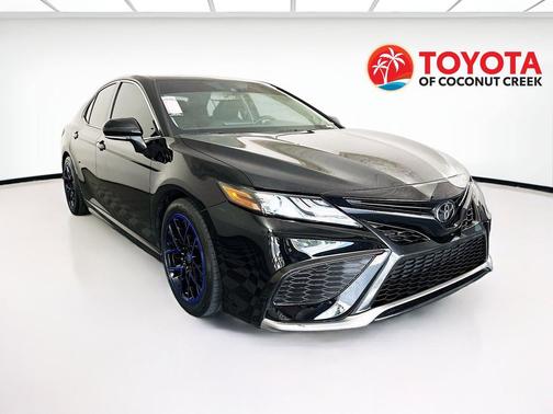 Midnight Black Metallic 2024 Toyota Camry XSE