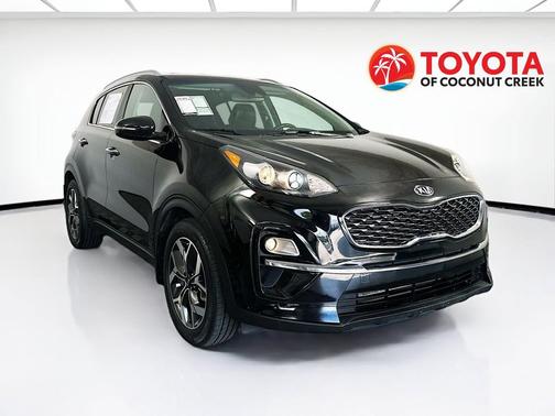 Black Cherry 2021 Kia Sportage EX