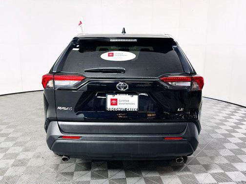 Midnight Black Metallic 2025 Toyota RAV4 LE