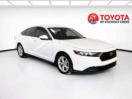 White 2023 Honda Accord LX 1.5T