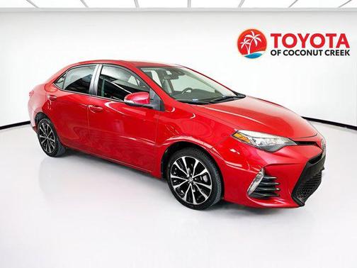 Barcelona Red Metallic 2018 Toyota Corolla SE
