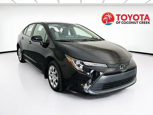 Midnight Black Metallic 2025 Toyota Corolla LE