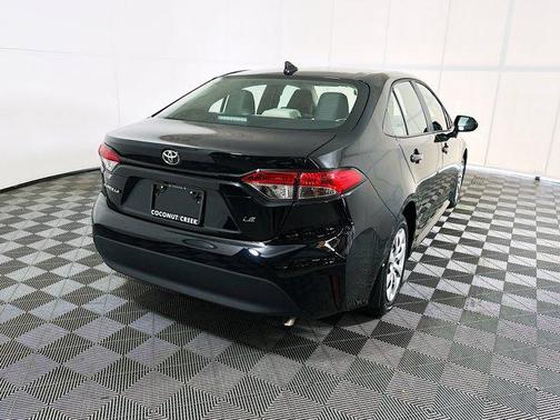 Midnight Black Metallic 2025 Toyota Corolla LE