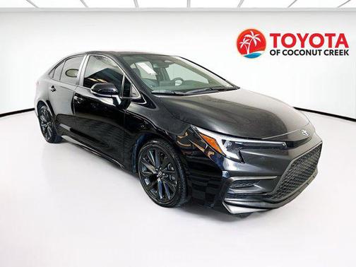 Midnight Black Metallic 2024 Toyota Corolla SE