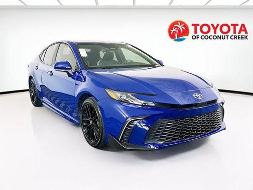 Blue 2025 Toyota Camry SE
