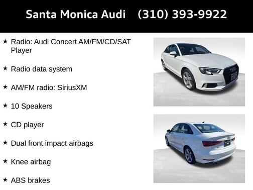 2019 Audi A3 2.0T Premium