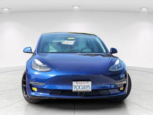 Blue 2022 Tesla Model 3 Performance