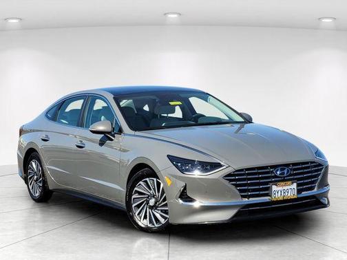 Gray 2022 Hyundai SONATA Hybrid Limited