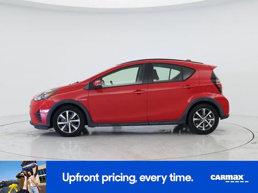 Red 2018 Toyota Prius c Three