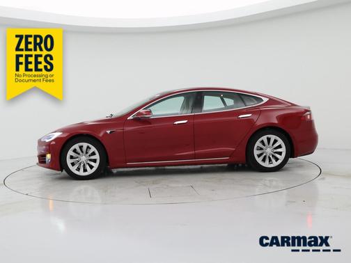 Red 2019 Tesla Model S Long Range