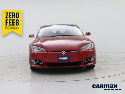 Red 2019 Tesla Model S Long Range