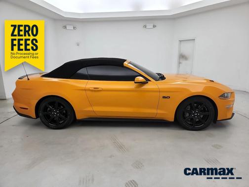 Orange 2018 Ford Mustang GT Premium
