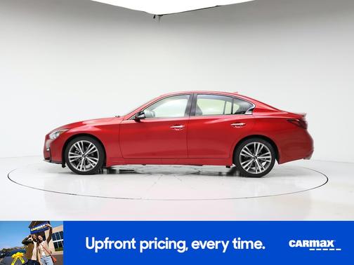 Red 2023 INFINITI Q50 Sensory