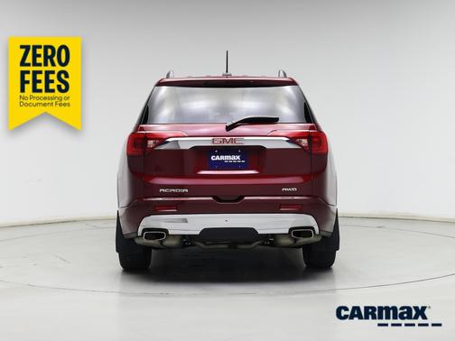 Red 2017 GMC Acadia Denali