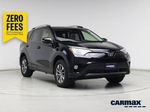 Black 2017 Toyota RAV4 Hybrid XLE