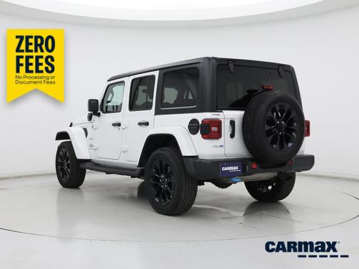 White 2023 Jeep Wrangler 4xe Unlimited Sahara