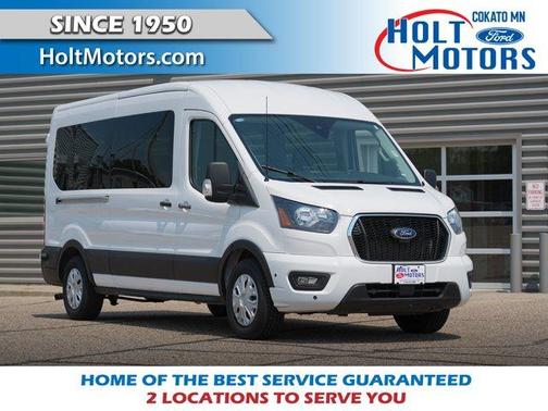 Oxford White 2024 Ford Transit-350 XLT