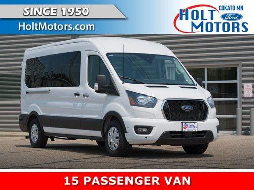 Oxford White 2024 Ford Transit-350 XLT
