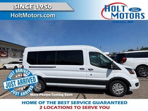Oxford White 2024 Ford Transit-350 XLT