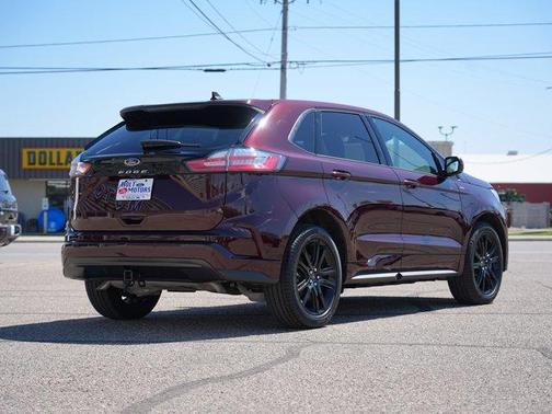 Burgundy 2024 Ford Edge ST-Line