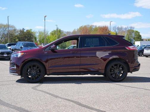 Burgundy 2024 Ford Edge ST-Line