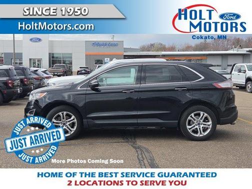 Shadow Black 2018 Ford Edge Titanium