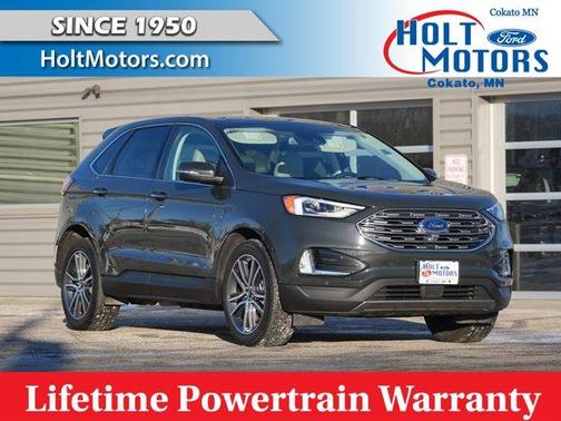 Forged Green Metallic 2024 Ford Edge Titanium