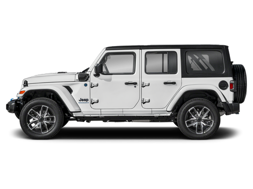 Bright White Clearcoat 2024 Jeep Wrangler 4xe Sahara