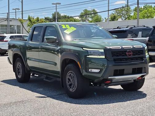 Tactical Green Metallic 2025 Nissan Frontier PRO-4X
